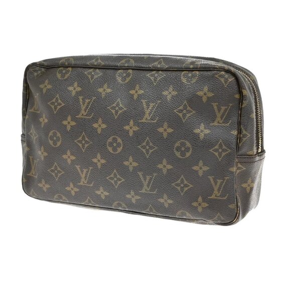 LOUIS VUITTON Trousse Toilette 28 Clutch Hand Bag Monogram Brown M47522 05CA012 - Picture 1 of 15